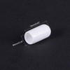 uxcell 50pcs Round Rubber End Caps 1/4"(6mm) White Vinyl Cover