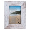 Dicksons Footprints Distressed White 9 x 7 Inch Wood Wall