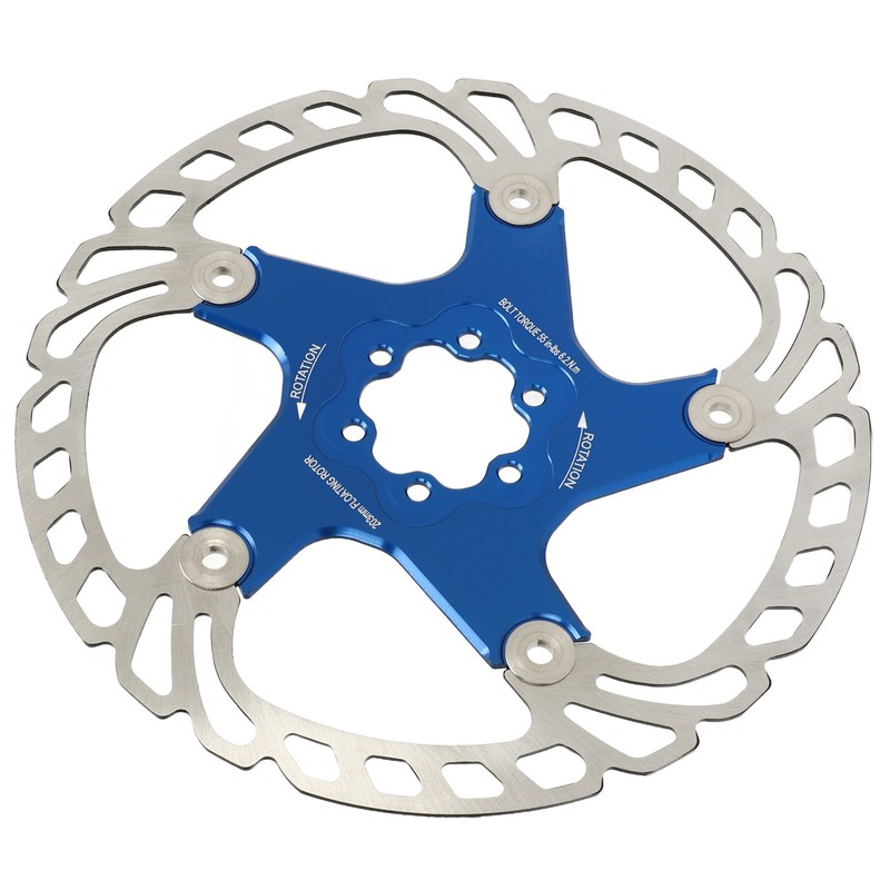 Mountain Bike Floating Disc Brake Rotor 6 Bolts Heat Dissipation