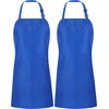 Utopia Kitchen Adjustable Bib Apron (2-Pack) Water Oil Resistant Chef