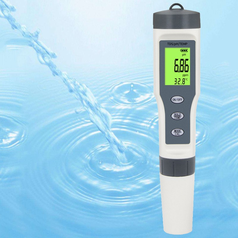 Water Quality Tester 3 in 1 PH TDS TEMP Meter