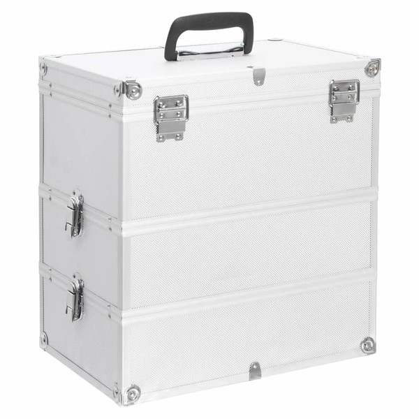 Udorich Make-up Case with 3 Detachable Tiers and Carrying Handle,