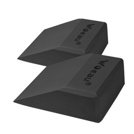 2 Pack Non-Slip Professional Squat Wedge Blocks - Heel Elevated Ramp for Squats, Calf Raises Platform for Men Women, Slant Board Trainer for Fitness, Pushup, Weightlifting, Yoga