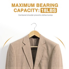 HOUSE DAY Wooden Hangers 30 Pack Wood Clothes Hangers Smooth Finish Wooden Coat Hangers for Closet Heavy Duty Hangers Solid Wood Hangers Suit Hangers for Clothes, Jacket, Shirt, Tank Top, Dress