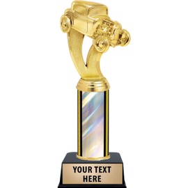 Hot Rod Trophy, 11" Silver Hot Rod Trophy Award with Free Engraving Included Prime