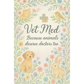 Vet Med: Because Animals Deserve Doctors Too Notebook: Appreciation Gift for Veterinarians, Veterinary Techs, and Students
