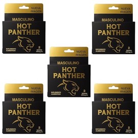 Hot Panther – Suplemento Natural en Patillas | Vitalidad y Bienestar Masculino | 10 Piezas