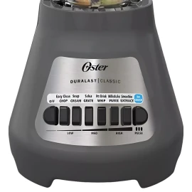 Oster Classic Series: 6 Cup Glass Blender Jar, 8 Speeds, Crush Pro 4 Blade, 700W