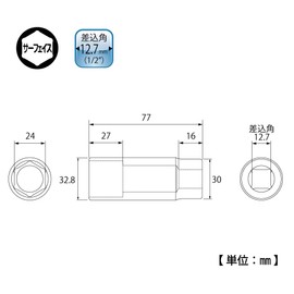Top (Top) sa-feisudyi-pusoketto Bayonet Corners 12.7 mm DS – 424