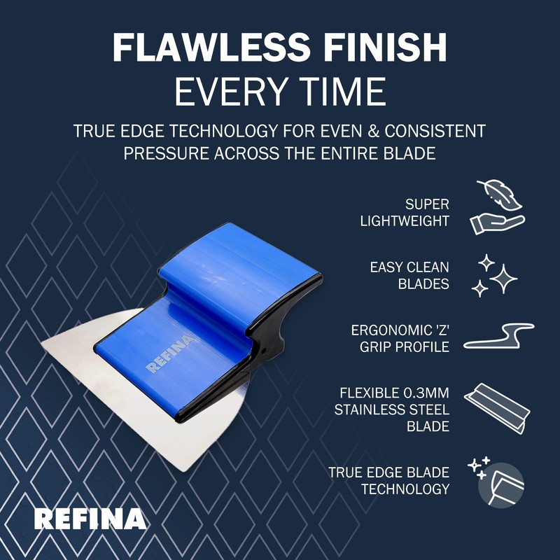 REFINA SUPERSKIM Mini Plastering Spatula for Drywall & Airless Plasters