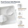 BOFYTR Washing Machine Drain Tray, White, 3-Piece Set