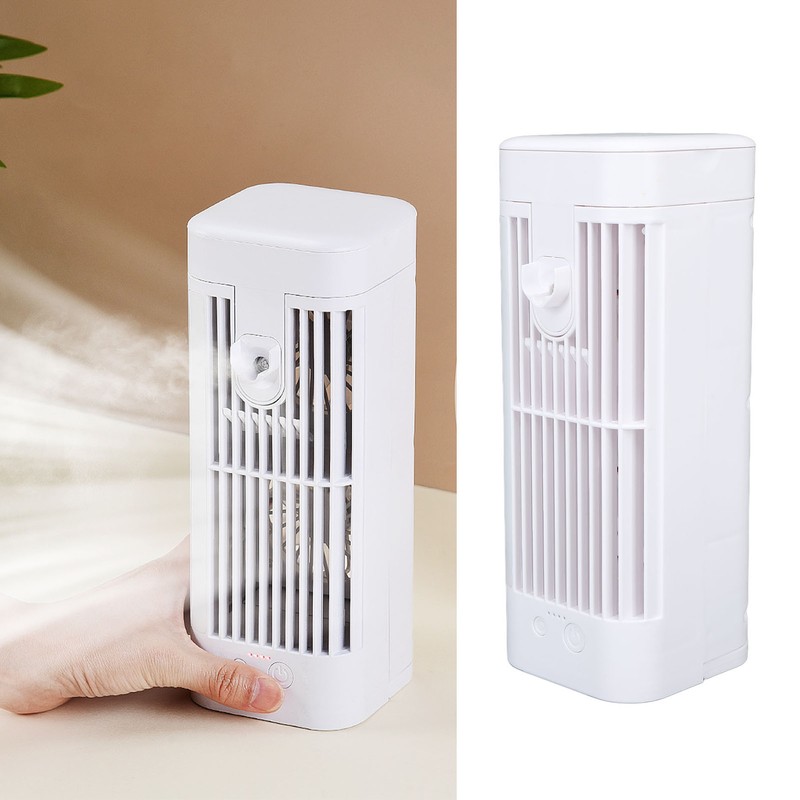 Desk Night Light Fan Power Adjustable Space Saving Quiet Multifunctional