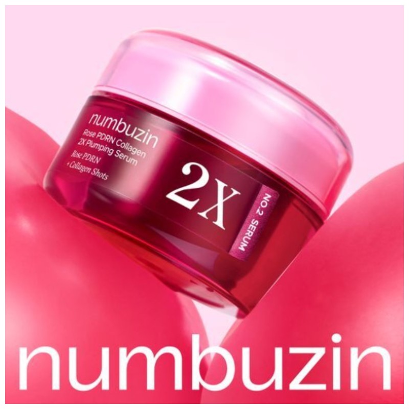 NUMBUZIN No.2 Rose PDRN Collagen Plumping Serum 2X 30ml
