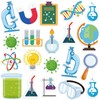 48Pcs Science Cutouts Science Bulletin Board Decorations, Science Lab Accents