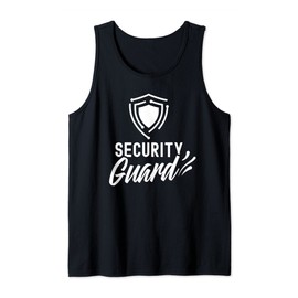 Security Guard Bodyguard Job Officer Tank Top
