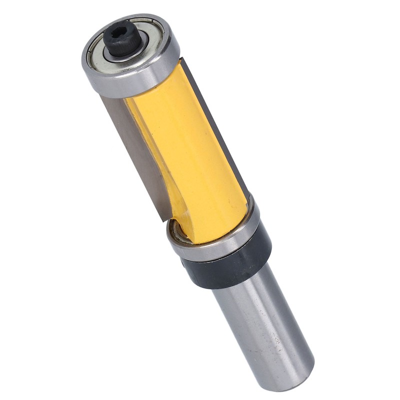 1/2in Shank Flush Trim Bit Double Bearings Straight Milling Cutter