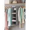 Whitmor 5 Section Closet Organizer - Hanging Shelves with Sturdy