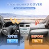 Sunsdrew Dash Cover for 2007-2011 Toyota Camry Dashboard Cover Mat