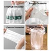2 Gallon Small Clear Trash Bags 240pcs Exact Thick Small