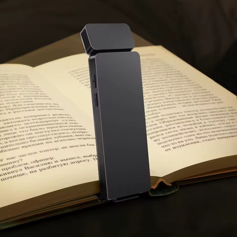 USB-C Rechargeable Clip-On Book Light, 3 Color Temperatures & 5