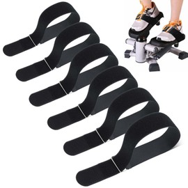 6Pcs Leg Exerciser Traction Straps, Under Desk Elliptical Peddler Foot for Seniors, Peddler Foot Exercises Machine Home Office Accessories
