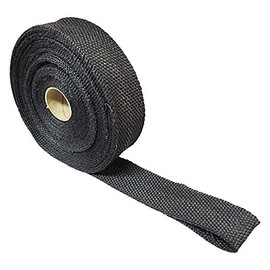 PTP Turbo Blankets Fiberglass Exhaust Wrap, Black - 2" x 50' (1200°F Cont.)