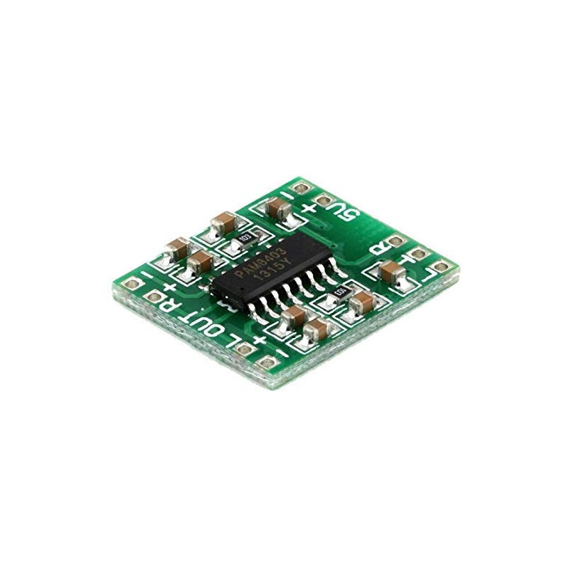 Hailege 10pcs PAM8403 2x3W Mini Digital Power Amplifier Board AMP