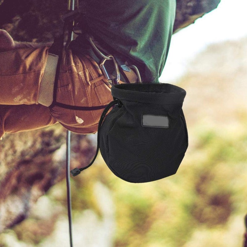 Chalk Bag with Zip for Climbing, Weightlifting, Gymnastics