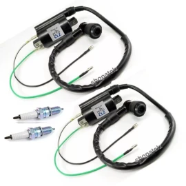 Unbranded 2x IGNITION COIL & Spark Plug FOR KAWASAKI Mule 3010 KAF620E 4x4 2007 2008