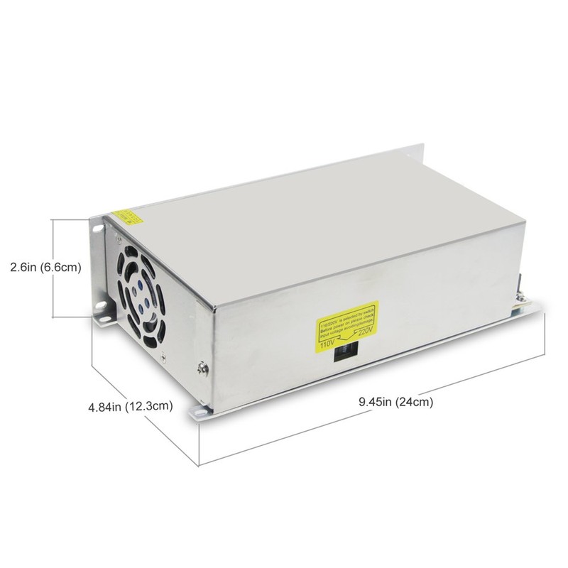 ALITOVE 12V Power Supply 50A 600W Switch Mode Power Supply