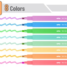 Mr. Pen- Aesthetic Highlighters, 8 Pack, Chisel Tip, Summer Colors, Cute Highlighters Assorted Colors, Cute Highlighters for School Highlighters, Highlighter Set, Pastel Highlighters