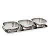 Godinger Silver Art 4-piece 5 Oz. 11" Hammered Stainless Steel