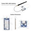 Waveshare RP2040-LoRa Development Board, Integrates SX1262 RF Chip, Long-Range Communication,