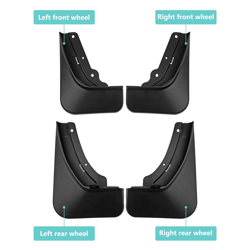 JLBMMLY Mud Flaps Compatible with 2026 2025 2024 Hyundai Santa