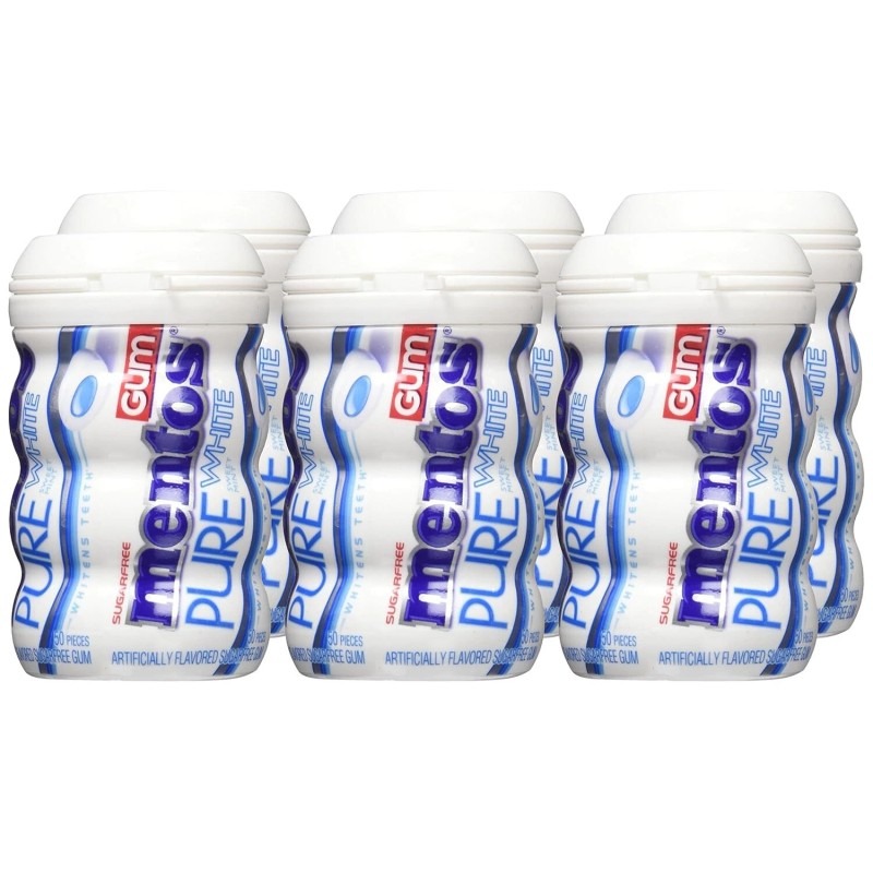 Perfetti van Melle USA Inc. Mentos Pure White Sugar-Free Chewing