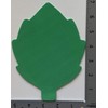 Green Leaf Large Single Color Creative Cut-Outs, 5.5" x 5.5",