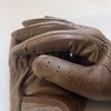 Guantes de equitación para mujer, 100% piel auténtica, color marrón,