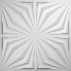 Ekena Millwork WP20X20AHWH-CASE-10 19 5/8"W x 19 5/8"H Asher EnduraWall Decorative 3D Wall Panel Covers 26.75 Sq. Ft. (10/PK)