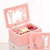 Rotating Ballerina Music Box Musical Jewelry Storage Box for Birthday