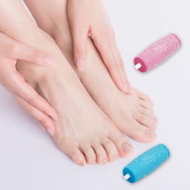 [Pack of 12] Extra Coarse Mineral Replacement Rollers for Scholl Velvet Smooth Callus Remover Refill Rolls with Diamond Particles Replacement Rollers for Feet, Replacement Rollers with Replacement