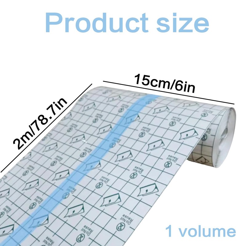 Tattoo Folie,Tattoo Pflaster Wasserdicht,Second Skin Tattoofolie,Transparent Bandage 15CM X 2M,Duschpflaster