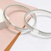 CHENGZI 1 Pair Silver Metal Stretch Elastic Non Slip Shirt