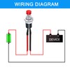RUNCCI-YUN 14 Pcs 1A 250V AC 2 Pins SPST Normal