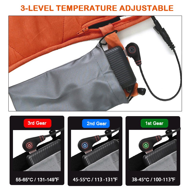 Outdoor USB Heating Sleeping Mat Insulation Camping Heated Sleeping Mattress