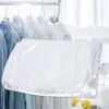 Hapivida 50Pcs Disposable Plastic Garment Bags Protects Clothes From Dirt