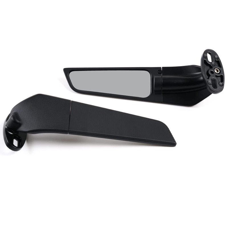 Motorcycle Rearview Mirrors, Adjustable Rotating Side Mirrors Fit for Honda