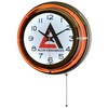 Allis-Chalmers Logo Orange Double Neon Advertising Clock