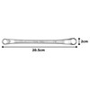 TONE M44-1113 Long Mechanic Glasses Wrench (45° x 10°), Double