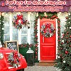 Honoson Christmas Wreath for Car, Truck or Festival Decoration LED