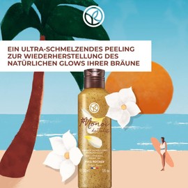 Yves Rocher Monoï Body Exfoliating Oil Radiant Tan, Exotic Care for Your Skin, 1 x Bottle 150 ml
